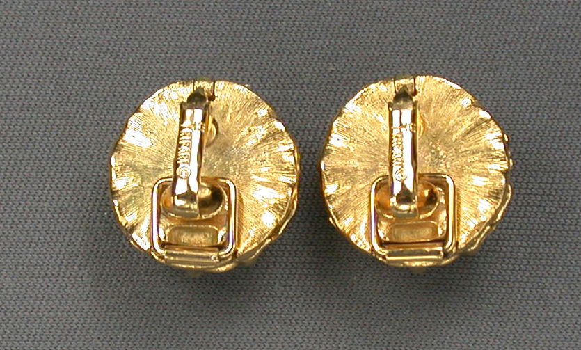 Trifari Modernist Lucite Interchangeable Earrings