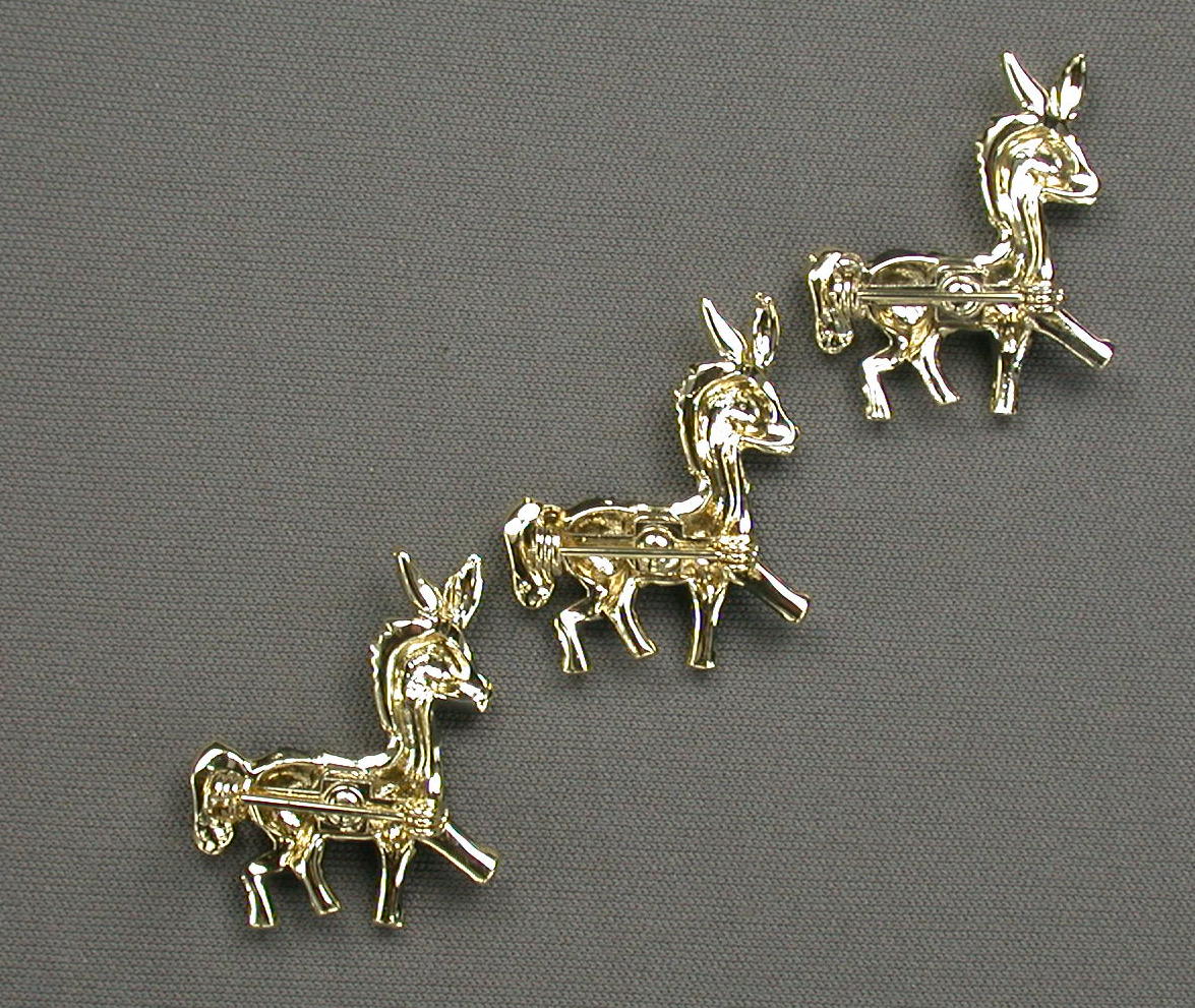 3 Horse Scatter Pins 