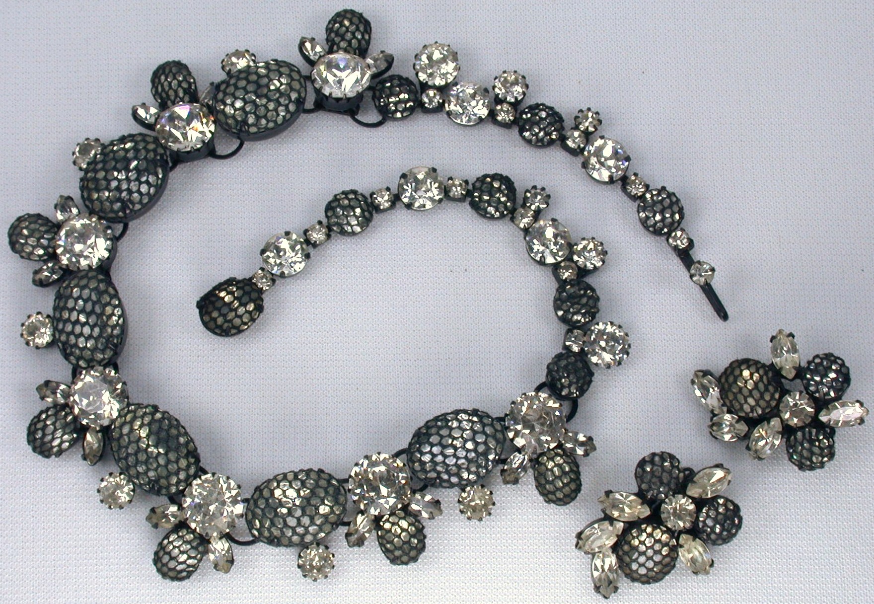 Kramer Netted Necklace & Earrings
