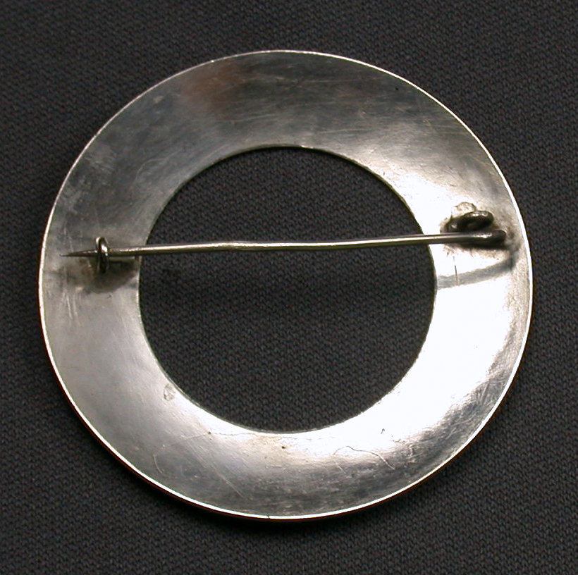 Victorian Circle Sash Pin