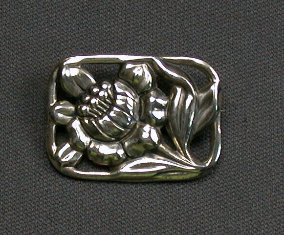 Sterling Sunflower Pin