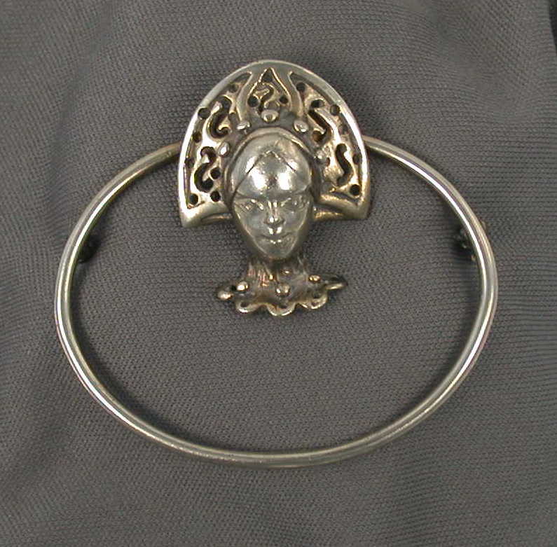 Natacha Brooks Sterling Silver Figural Pin