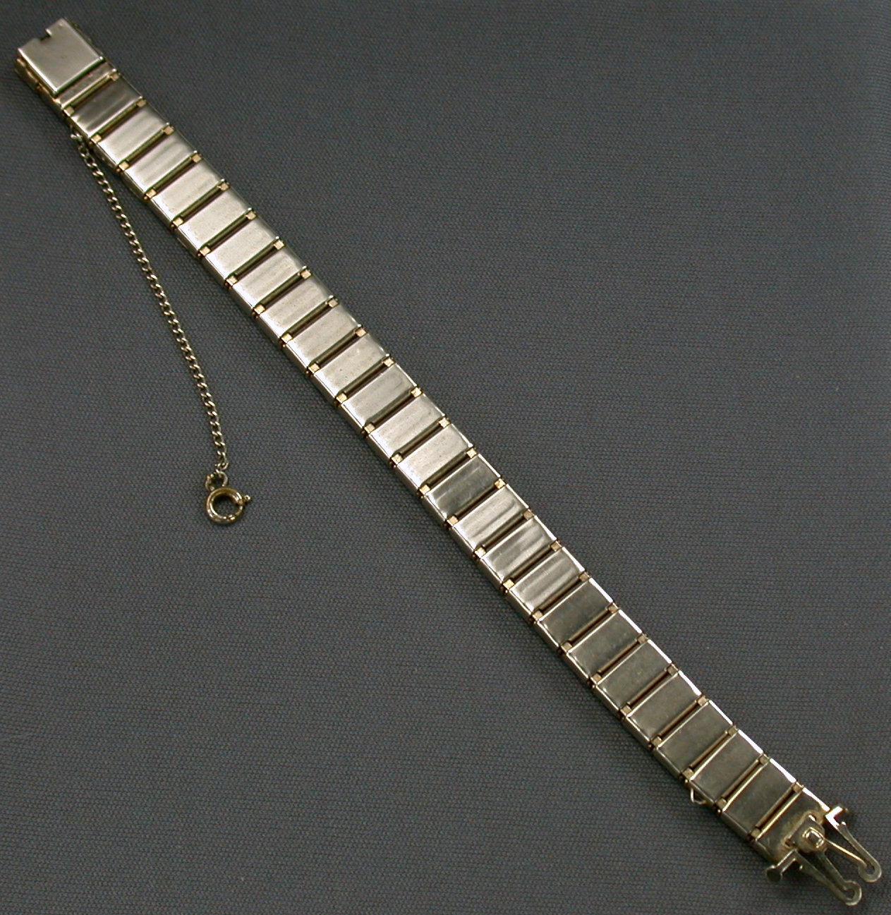 Art Deco Double Line Bracelet